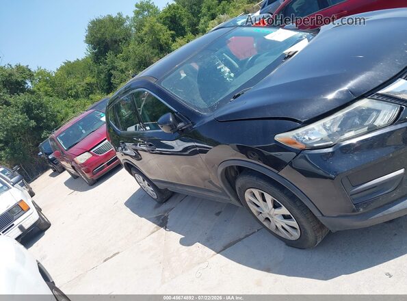 5N1AT2MV1HC773966 2017 NISSAN ROGUE Black უკანა სალონის ხედი