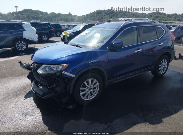 5N1AT2MV1HC815231 2017 NISSAN ROGUE Blue წინა მარცხენა ხედი სამი მეოთხედიდან