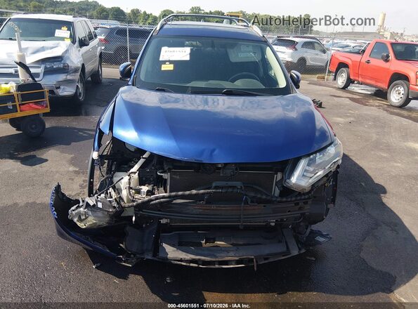 5N1AT2MV1HC815231 2017 NISSAN ROGUE Blue უკანა სალონის ხედი