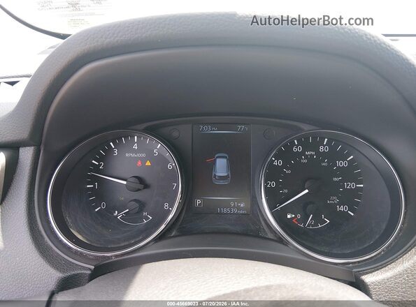 5N1AT2MV1HC884453 2017 NISSAN ROGUE Gray Вид задніх сидінь