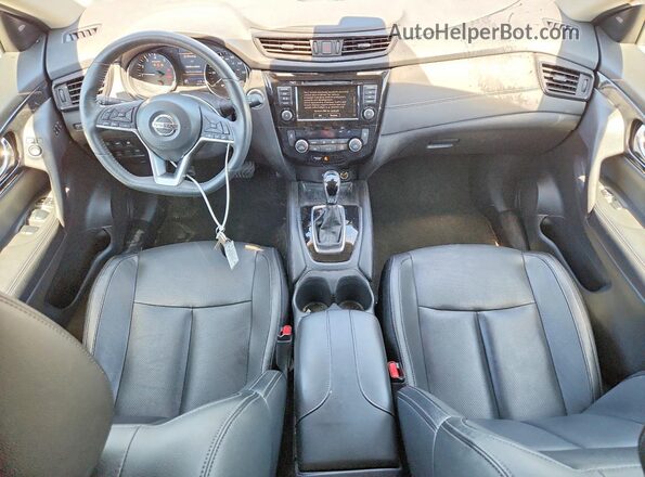 5N1AT2MV1JC745168 2018 NISSAN ROGUE Синий Вид панели приборов