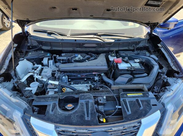 5N1AT2MV1JC745168 2018 NISSAN ROGUE Синий Вид подкапотного пространства