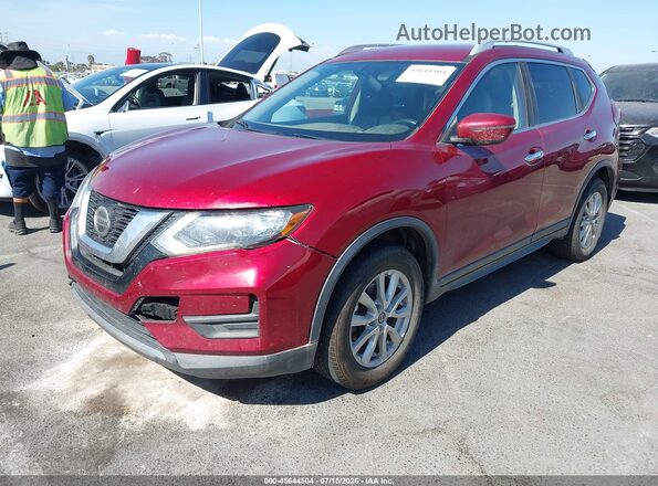 5N1AT2MV1JC754937 2018 NISSAN ROGUE Red Դիմացի տեսք