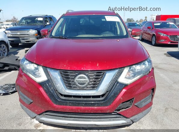 5N1AT2MV1JC754937 2018 NISSAN ROGUE Red Սարքավորումների վահանակի տեսք