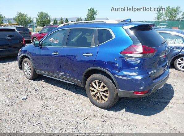 5N1AT2MV1JC785296 2018 NISSAN ROGUE Blue Հետևի ձախ
