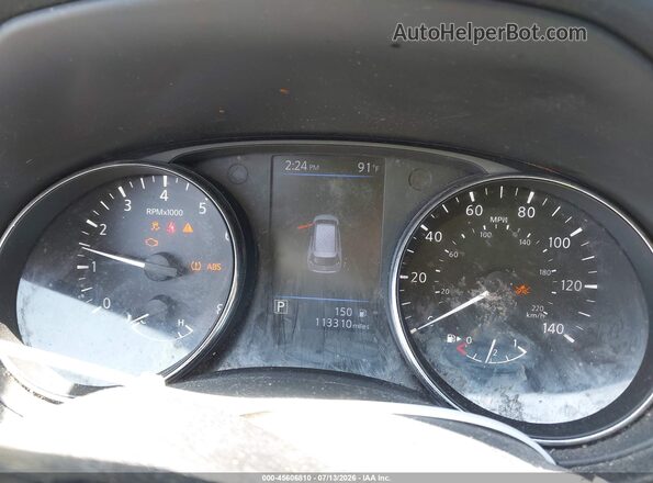 5N1AT2MV1JC785296 2018 NISSAN ROGUE Blue Հետևի նստատեղերի տեսք