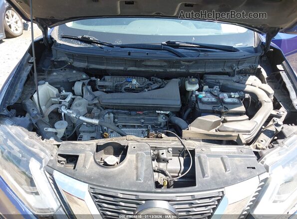 5N1AT2MV1JC785296 2018 NISSAN ROGUE Blue Հետևի տեսք