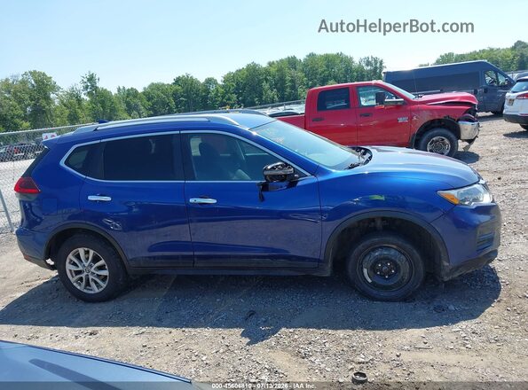 5N1AT2MV1JC785296 2018 NISSAN ROGUE Blue Սալոնի հետևի տեսք