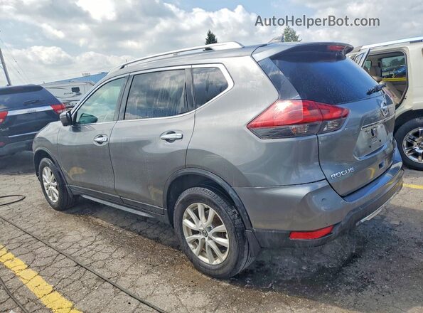5N1AT2MV1JC791535 2018 NISSAN ROGUE Серебряный Задняя левая четверть
