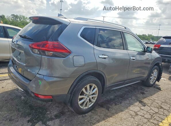 5N1AT2MV1JC791535 2018 NISSAN ROGUE Серебряный Задняя правая четверть