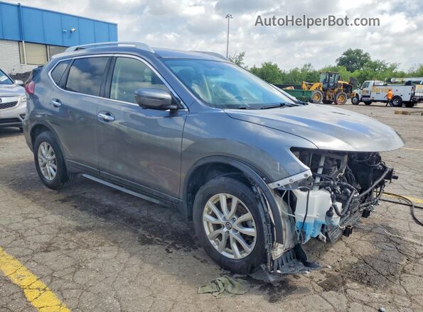 5N1AT2MV1JC791535 2018 NISSAN ROGUE Серебряный Передняя правая четверть