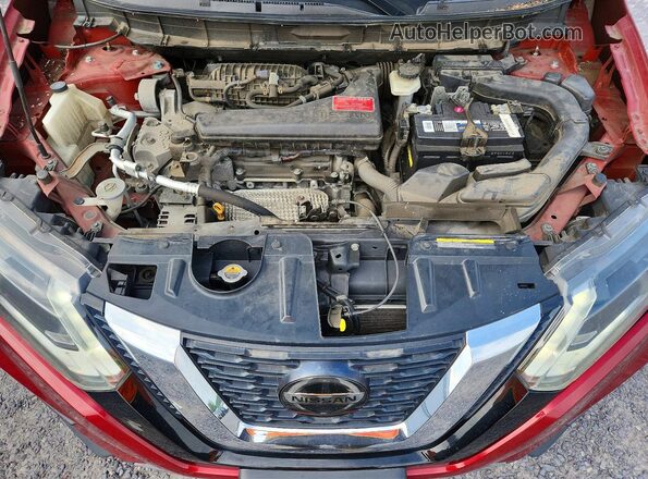 5N1AT2MV1KC703830 2019 NISSAN ROGUE Brown Vista interior trasera