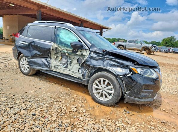 5N1AT2MV1KC757774 2019 NISSAN ROGUE Черный Передняя правая четверть