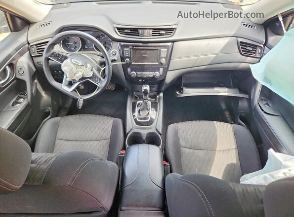 5N1AT2MV1KC757774 2019 NISSAN ROGUE Черный Вид панели приборов