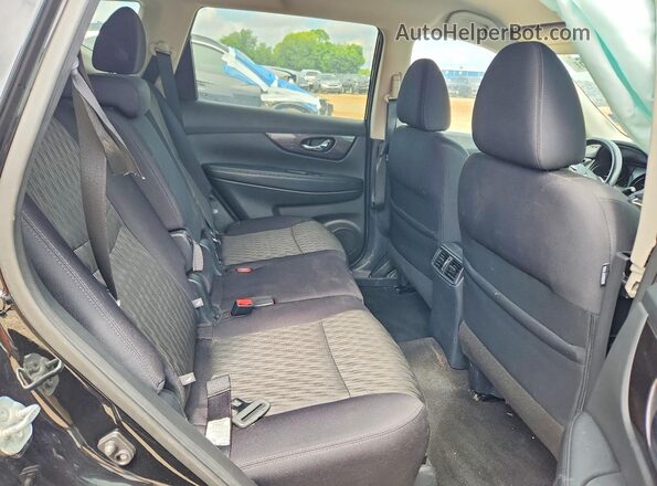 5N1AT2MV1KC757774 2019 NISSAN ROGUE Черный Вид задней части салона