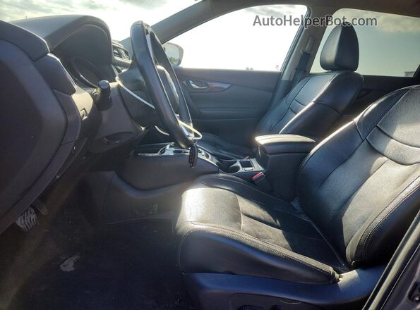 5N1AT2MV1KC757872 2019 NISSAN ROGUE Gray Widok wnętrza z przodu