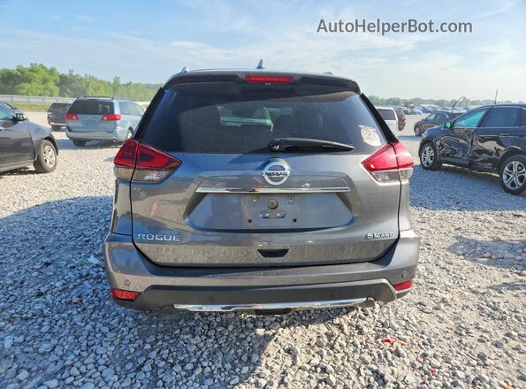 5N1AT2MV1KC757872 2019 NISSAN ROGUE Gray Widok z tyłu