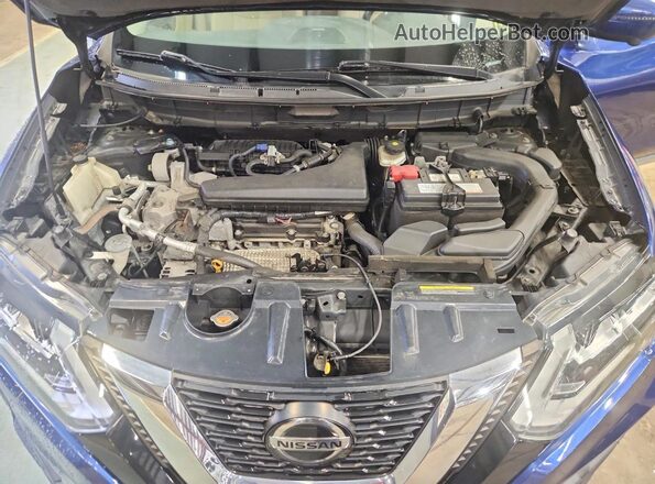 5N1AT2MV1KC794839 2019 NISSAN ROGUE Синий Вид подкапотного пространства