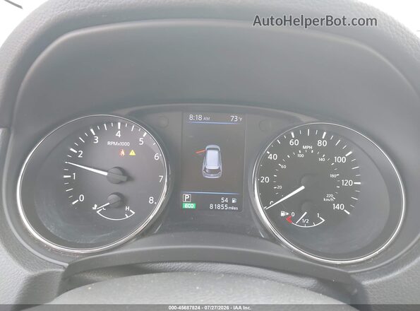 5N1AT2MV1KC805662 2019 NISSAN ROGUE Silver Вид задніх сидінь