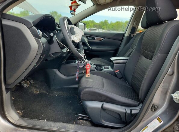 5N1AT2MV1KC828388 2019 NISSAN ROGUE Gray Front interior view