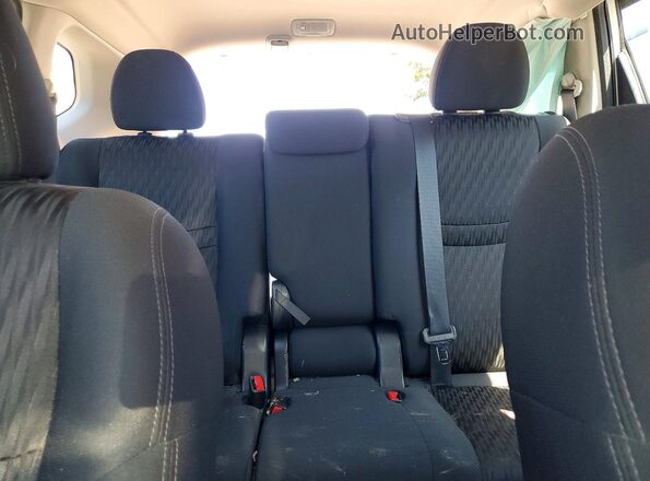 5N1AT2MV1KC829363 2019 NISSAN ROGUE Silver Vista de los asientos traseros