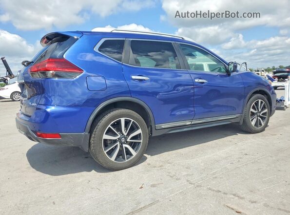 5N1AT2MV1LC762930 2020 NISSAN ROGUE Blue Tył prawy