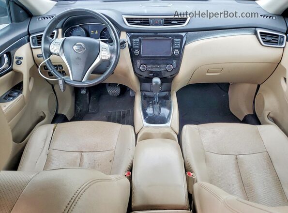 5N1AT2MV2GC782772 2016 NISSAN ROGUE Gray Առջևի վահանակի տեսք