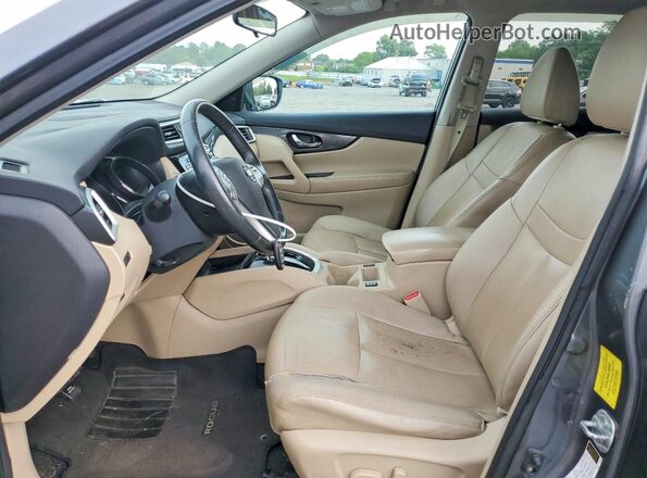 5N1AT2MV2GC782772 2016 NISSAN ROGUE Gray Սալոնի դիմացի տեսք