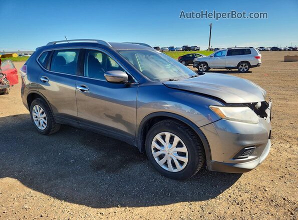 5N1AT2MV2GC790807 2016 NISSAN ROGUE Gray Առջևի աջ