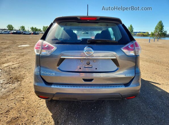 5N1AT2MV2GC790807 2016 NISSAN ROGUE Gray Հետևի տեսք