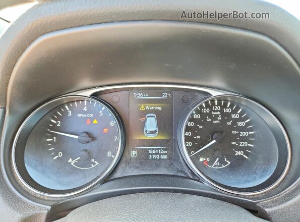 5N1AT2MV2GC790807 2016 NISSAN ROGUE Gray Սարքավորումների վահանակի տեսք
