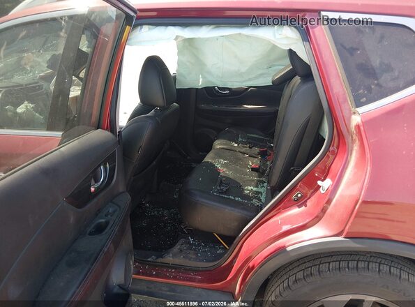 5N1AT2MV2GC793142 2016 NISSAN ROGUE Red Widok naklejki z numerem VIN