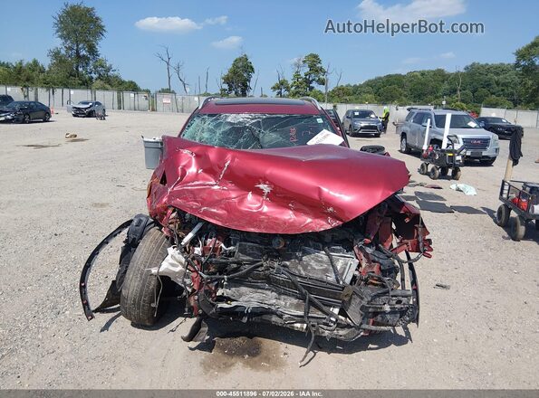 5N1AT2MV2GC793142 2016 NISSAN ROGUE Red Widok z przodu