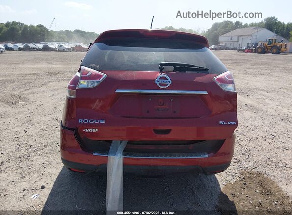 5N1AT2MV2GC793142 2016 NISSAN ROGUE Red 