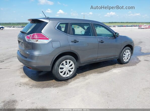 5N1AT2MV2GC802096 2016 NISSAN ROGUE Gray Trasero derecho