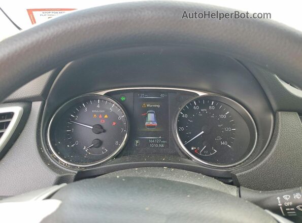 5N1AT2MV2GC813275 2016 NISSAN ROGUE Silver Вид щитка приладів