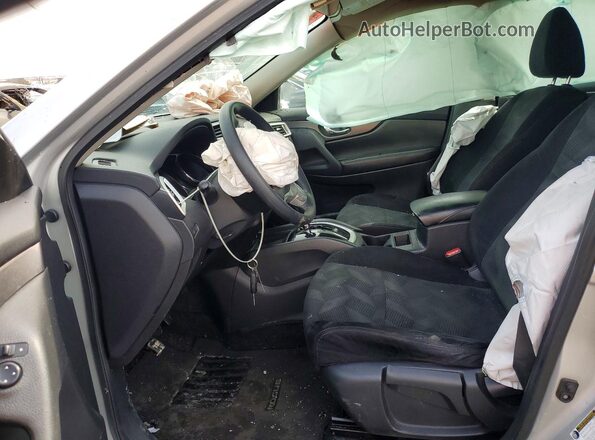5N1AT2MV2GC813275 2016 NISSAN ROGUE Silver Вид салону спереду