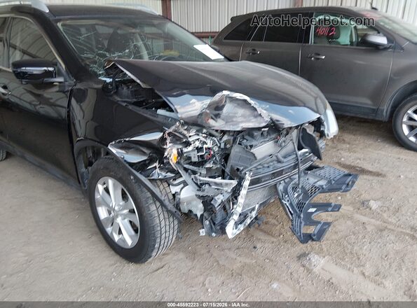 5N1AT2MV2GC825913 2016 NISSAN ROGUE Black Widok z przodu