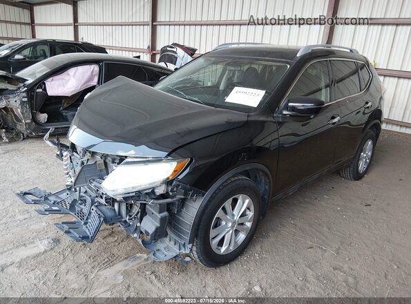 5N1AT2MV2GC825913 2016 NISSAN ROGUE Black Przód lewy