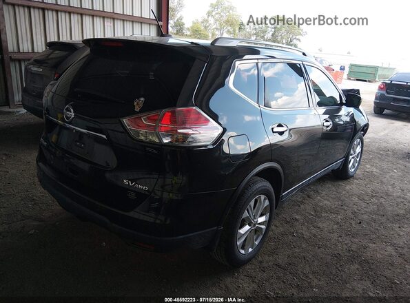5N1AT2MV2GC825913 2016 NISSAN ROGUE Black Tył prawy