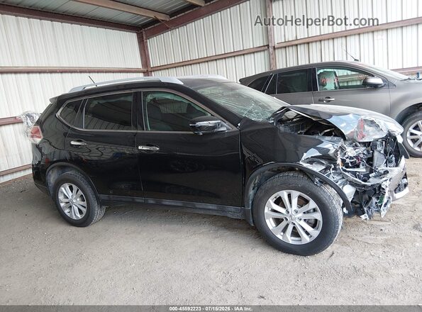 5N1AT2MV2GC825913 2016 NISSAN ROGUE Black Widok wnętrza 360 stopni