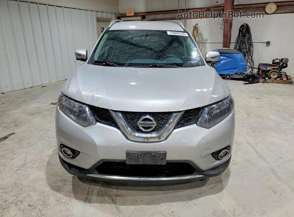 5N1AT2MV2GC830884 2016 NISSAN ROGUE Silver Front view