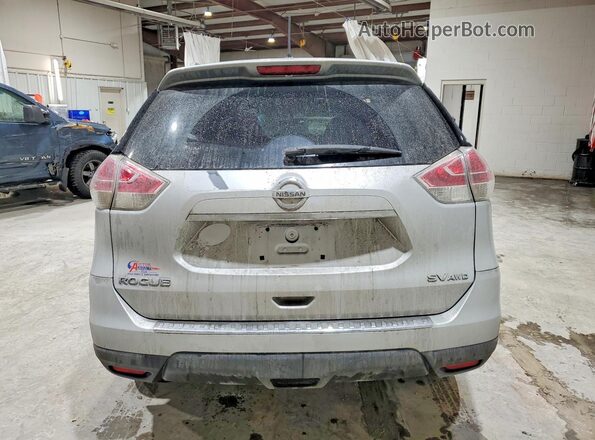 5N1AT2MV2GC830884 2016 NISSAN ROGUE Silver Rear view