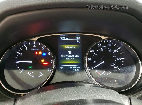 5N1AT2MV2GC830884 2016 NISSAN ROGUE Silver Instrument cluster view
