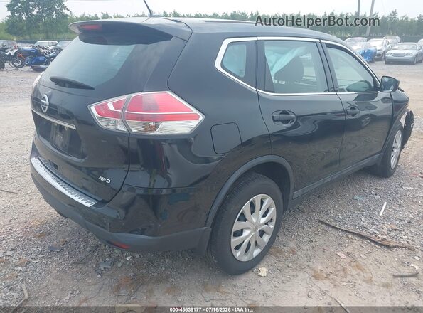 5N1AT2MV2GC831274 2016 NISSAN ROGUE Black Задня права чверть