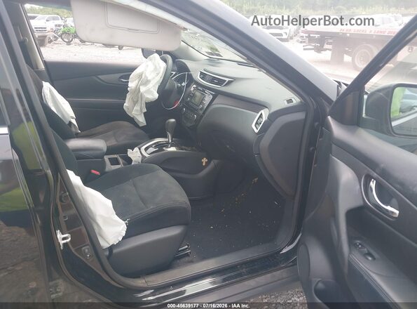 5N1AT2MV2GC831274 2016 NISSAN ROGUE Black Вид салону спереду