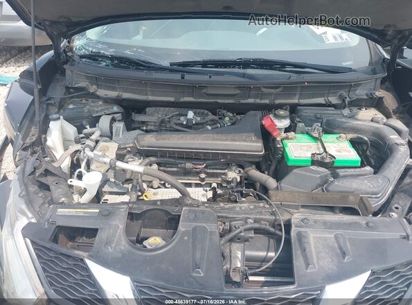 5N1AT2MV2GC831274 2016 NISSAN ROGUE Black Вид ззаду