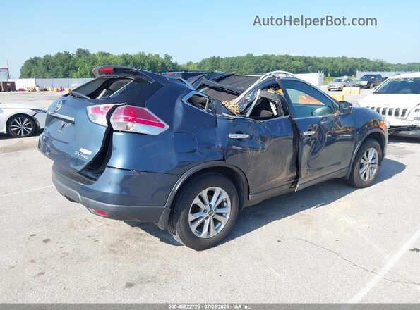 5N1AT2MV2GC844591 2016 NISSAN ROGUE Dark Blue Задня права чверть