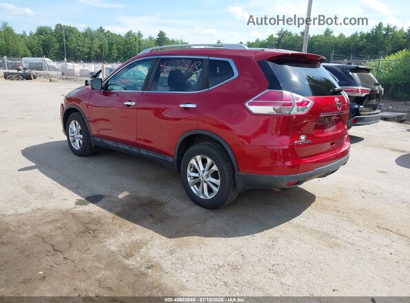 5N1AT2MV2GC862671 2016 NISSAN ROGUE Red Задня ліва чверть