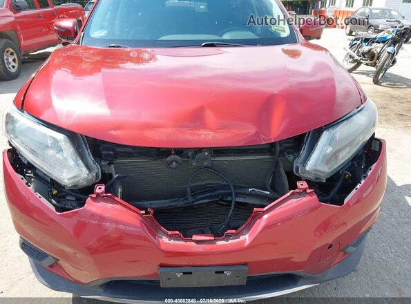 5N1AT2MV2GC862671 2016 NISSAN ROGUE Red Вид спереду